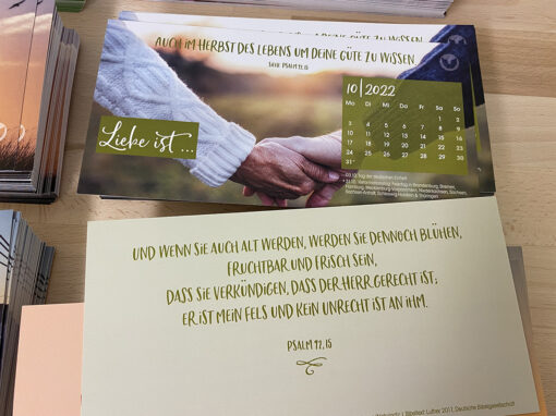 Kalender "Liebe ist ..." 2022 - Monat Oktober