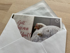 Postkarte Din A6 „Du bist mein Zufluchtsort“, mit Umschlag
