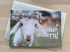 Postkarte „Frohe Ostern! (Lamm)“ (Din A6)